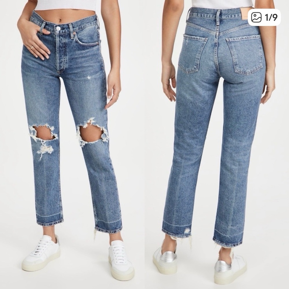 Citizens Of Humanity Charlotte High Rise Straight Jeans